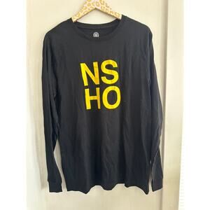 SOULCYCLE NSHO Call Letter Core Black Long Sleeve Cyclist Shirt | Size Large